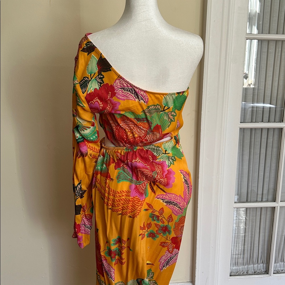 FARM Rio One Shoulder Maxi Dress - Picture 3 of 6